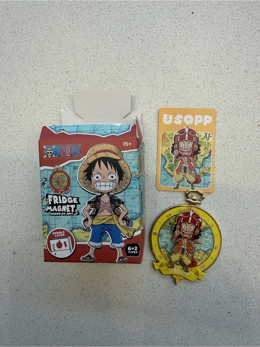 MINISO x One Piece Usopp Fridge Magnet Surprise Blind Box